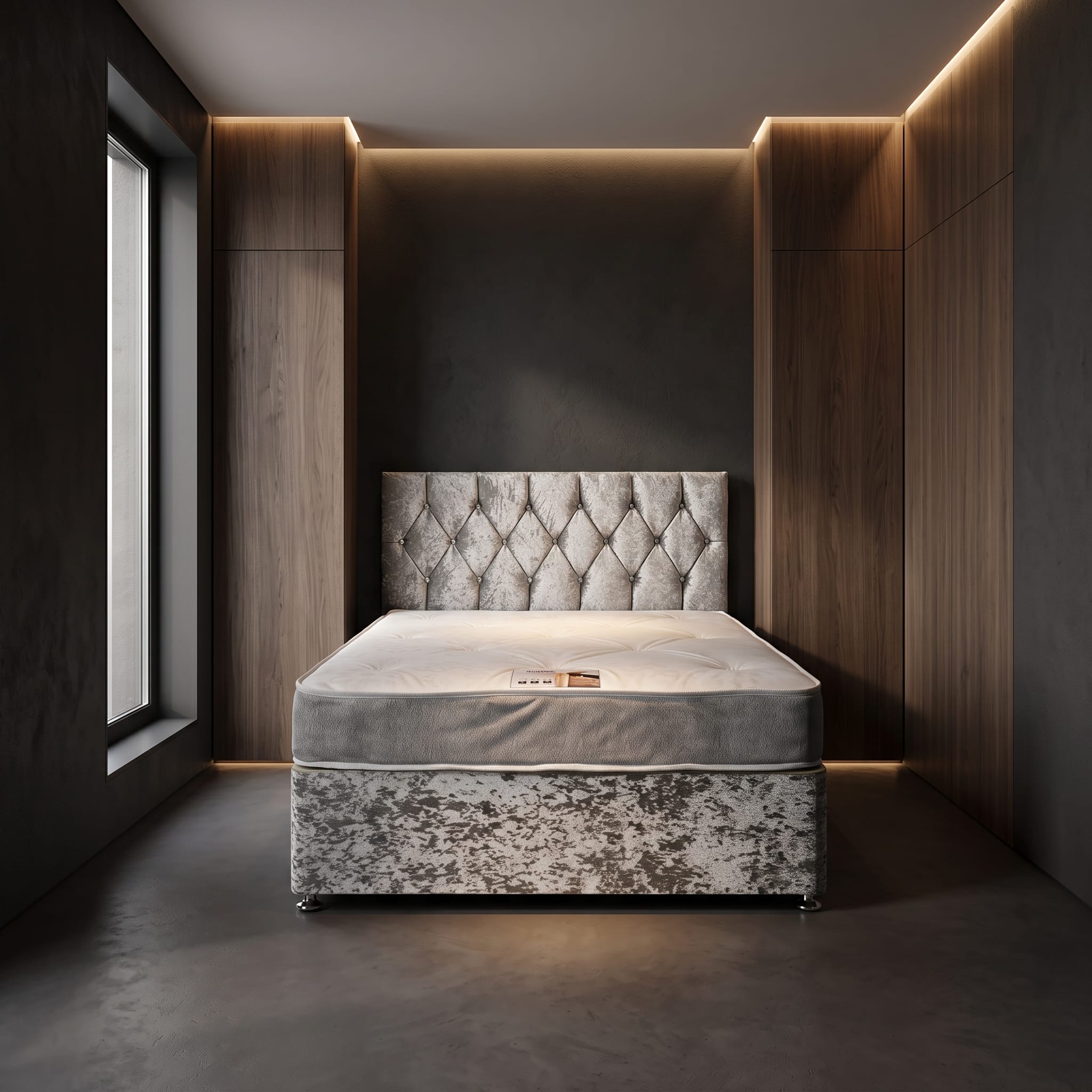 Chesterfield With Diamonds — divan bed for sale in the UK, cash on delivery
