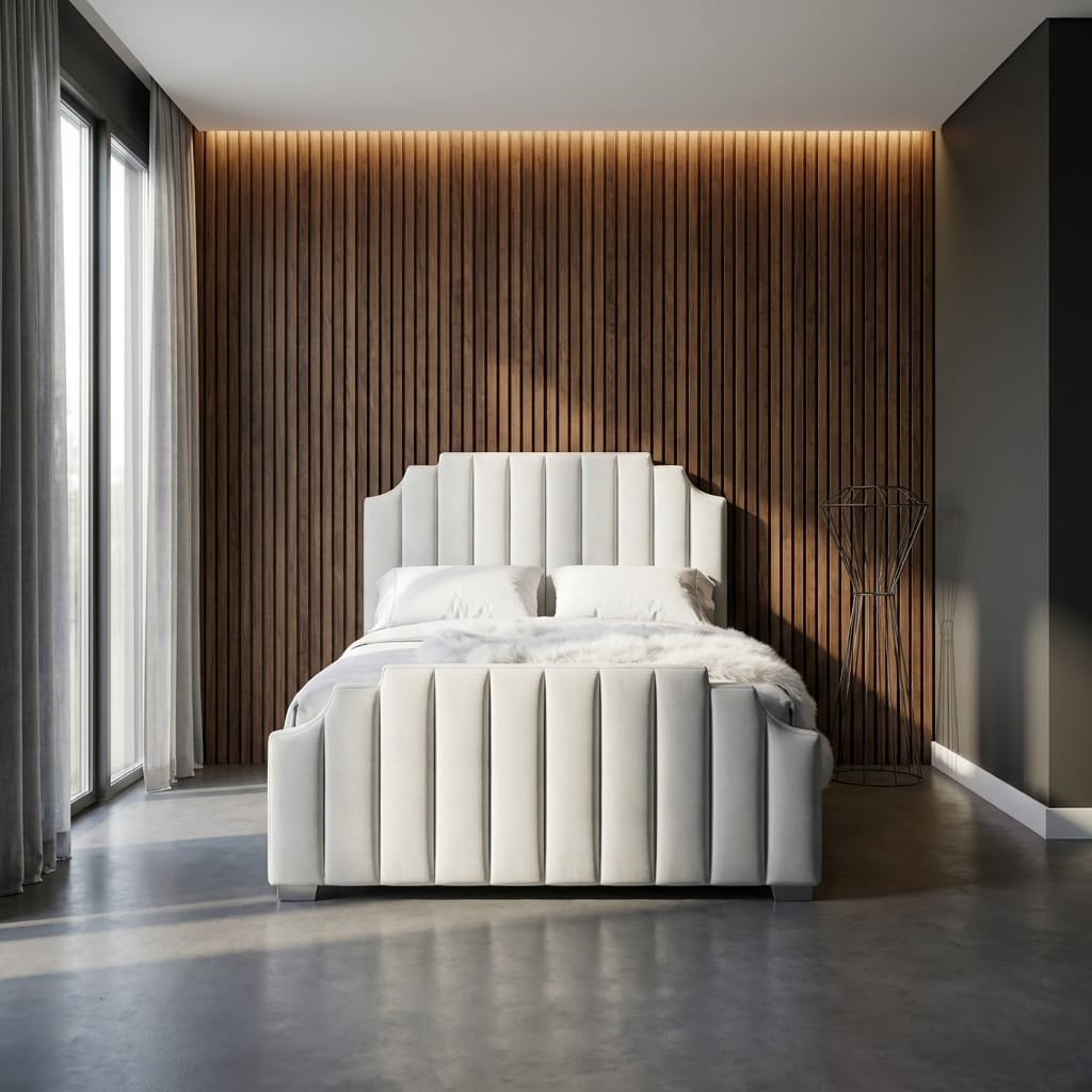Arizona — luxury upholstered bed for sale in the UK, cash on delivery